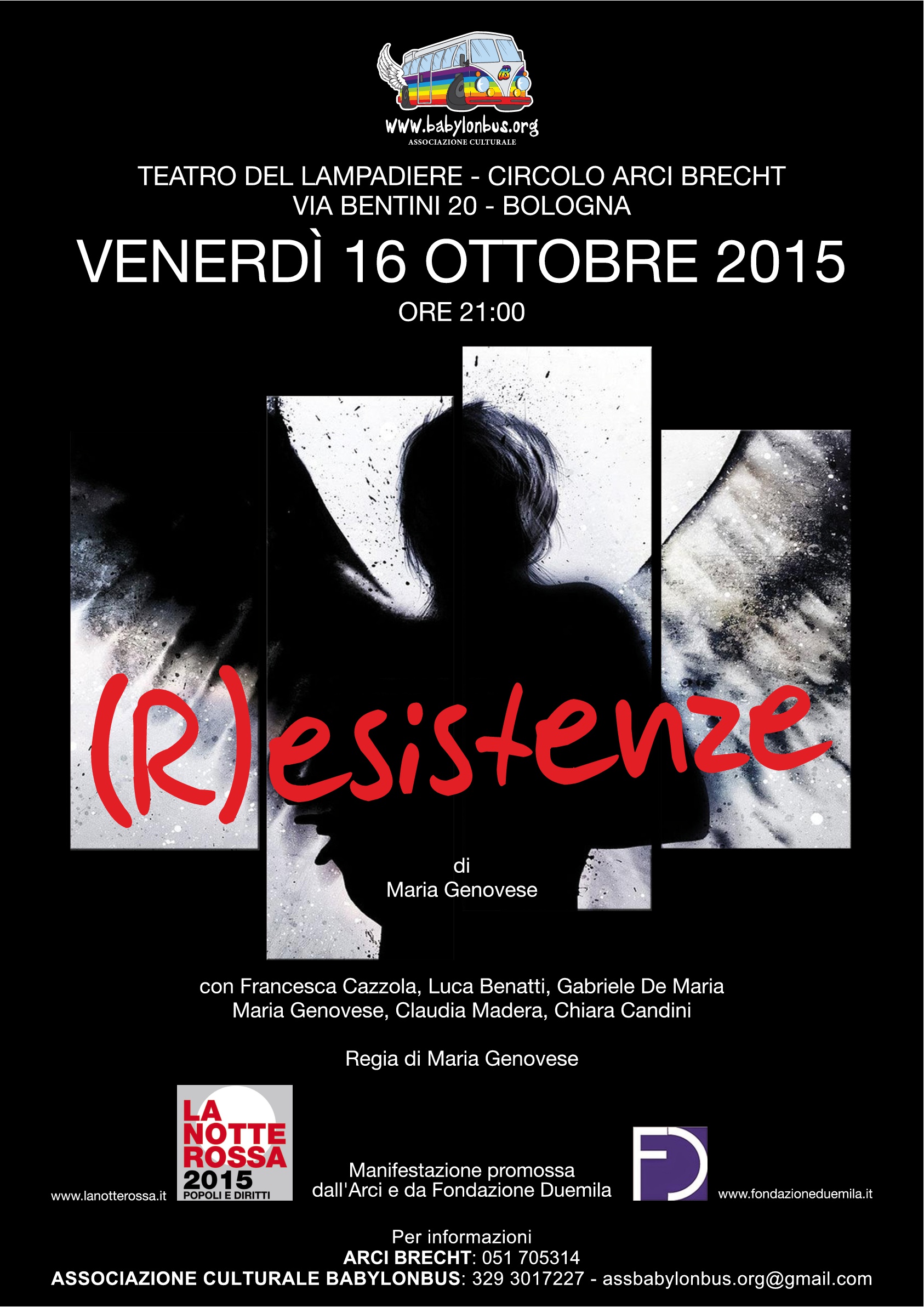 spettacolo Resistenze 2015 Arci Brecht
