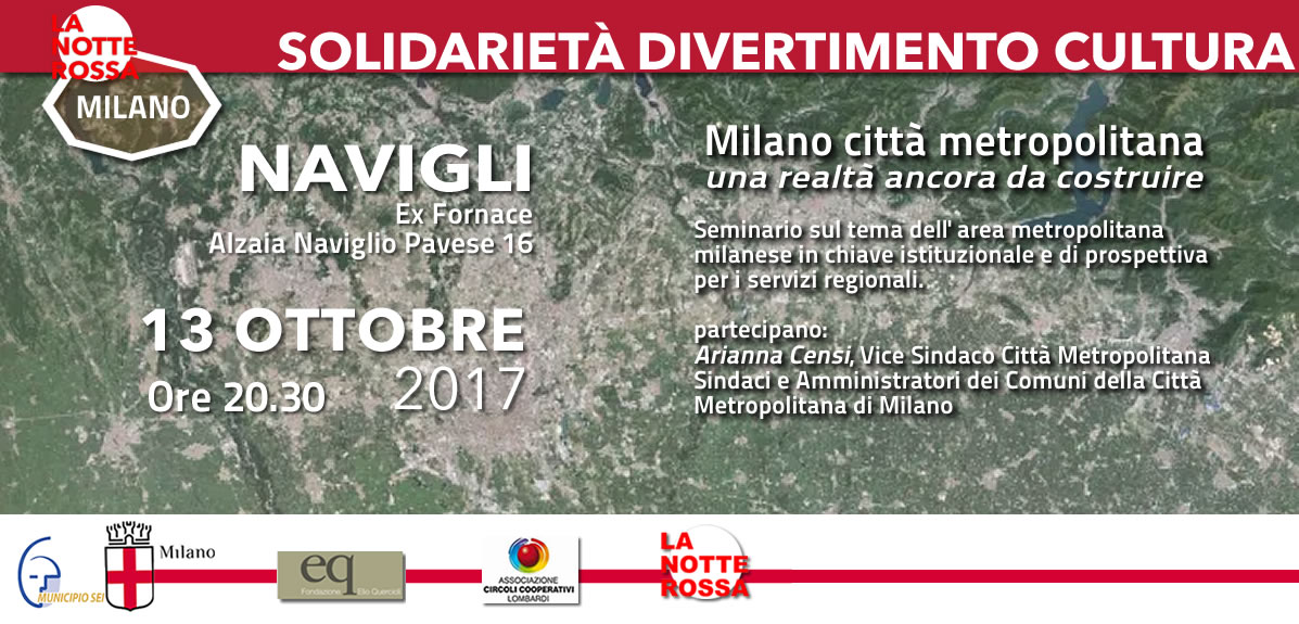 Notterossa2017 citta metropolitana